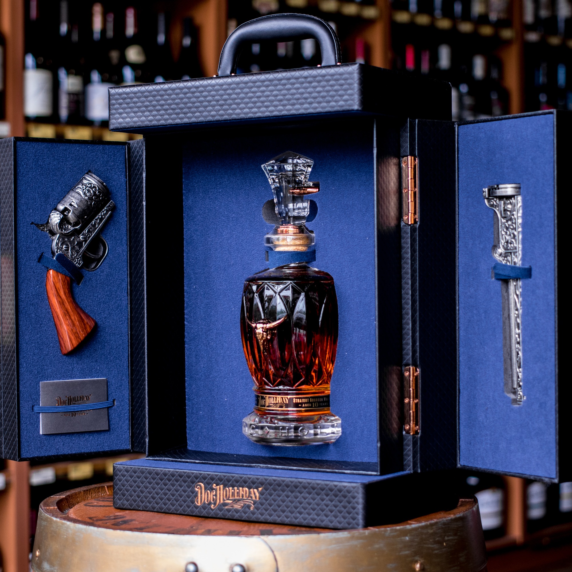 Doc Holliday | 10-Year Bourbon - Revolver (Colt) Gift Set - 750ml