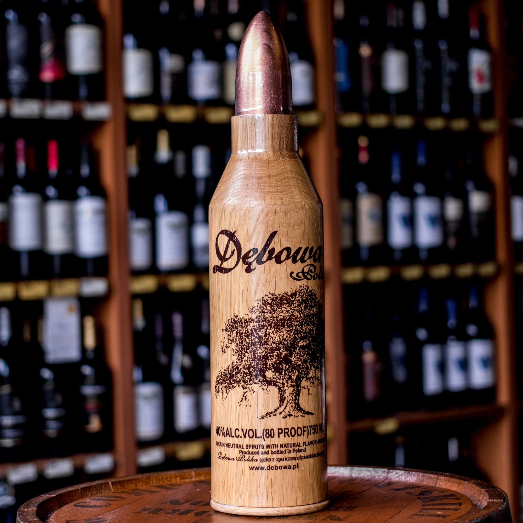 Debowa | Polska Vodka - Bullet Shaped - 750mL