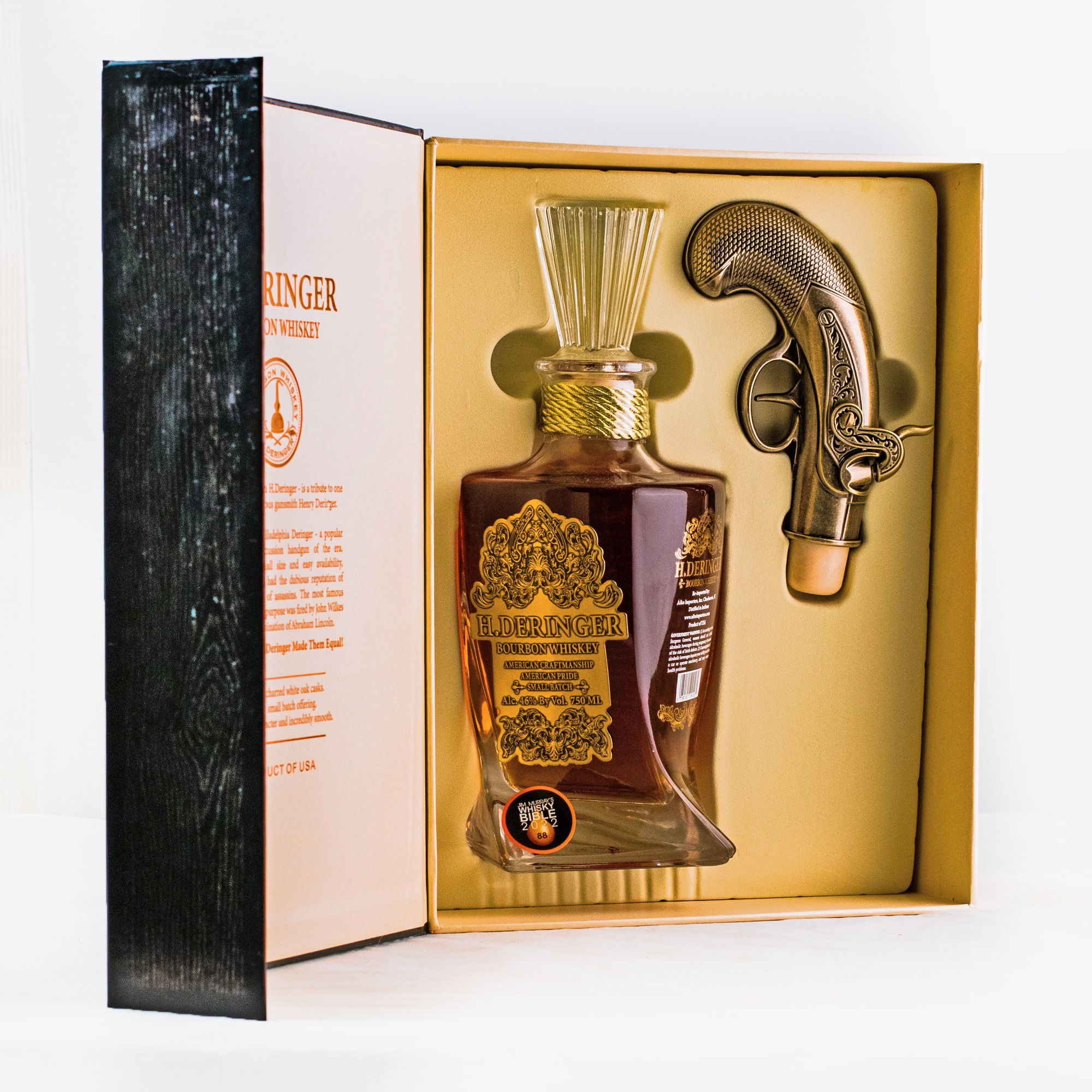 H. Deringer | 5 Years Old Bourbon - Gift Set - 750ml