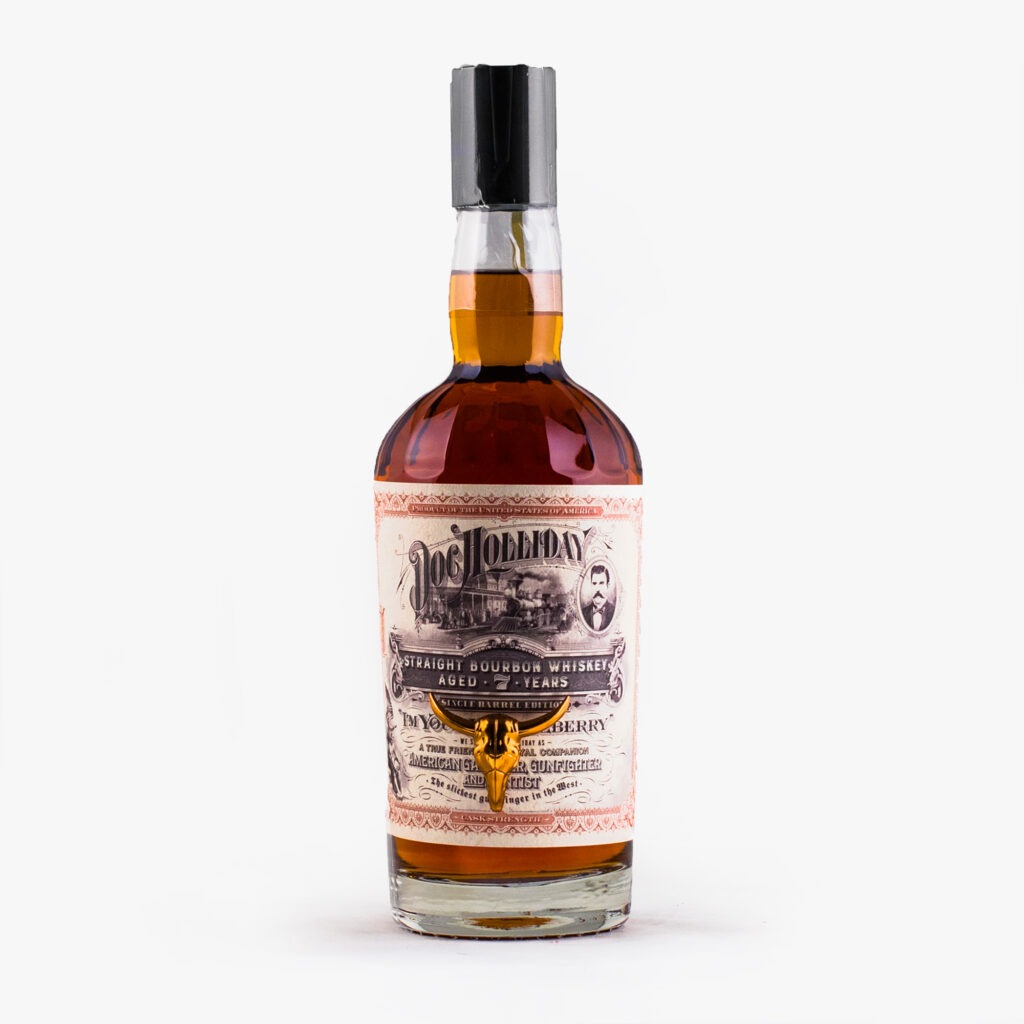 Doc Holliday | Aged 4, 7 or 10 Years | Straight Bourbon Whiskey - Decorated with Bull's Head- 750ml