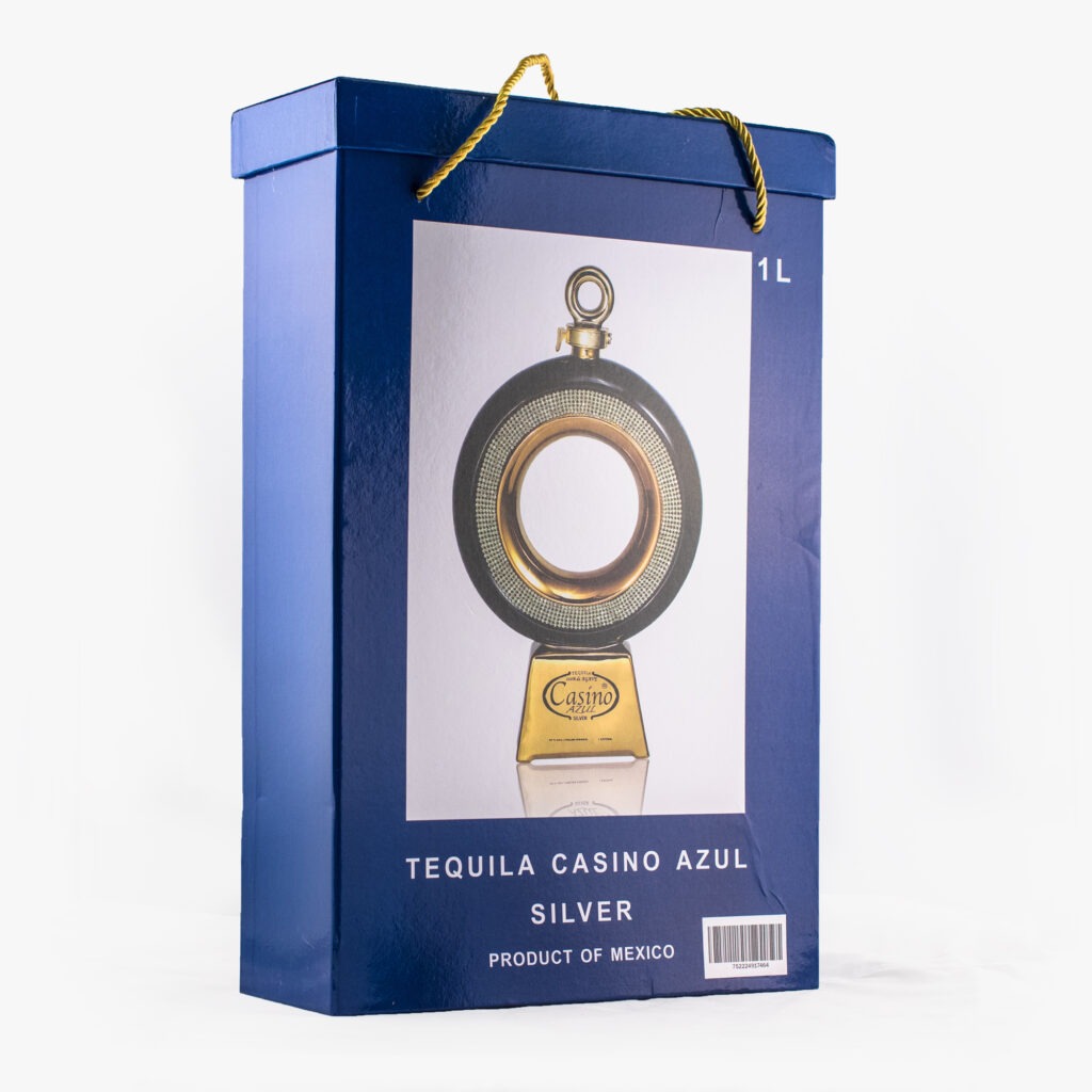 Casino Azul | Ring Tequila - Silver -  1Liter - 1000ml