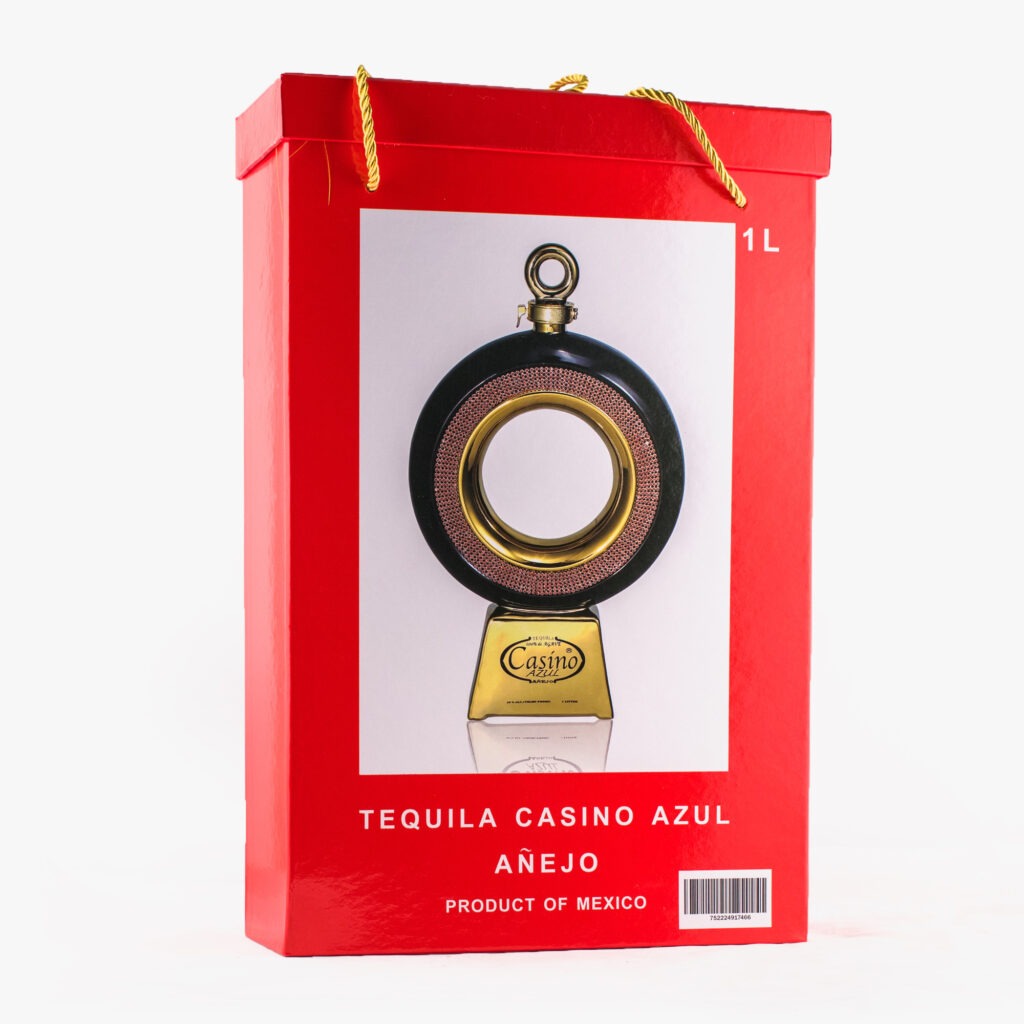 Casino Azul | Ring Tequila - Anejo -  1Liter - 1000ml
