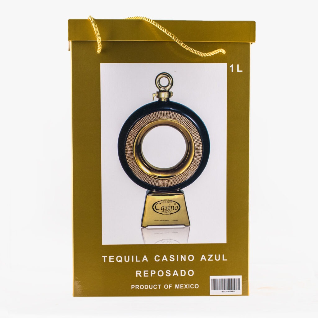 Casino Azul | Ring Tequila - Reposado -  1Liter - 1000ml