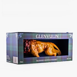 Glenvulin Blended Scotch Whiskey - Ceramic Lion-Shaped Bottle - 750ml