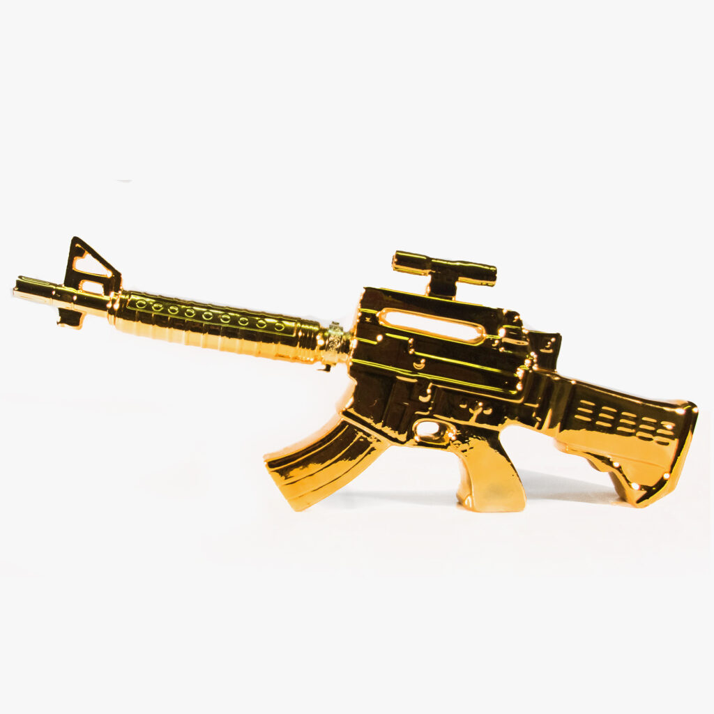 Lock And Load | Gold Rifle Bourbon Whiskey- Gift Set - 1.75LT