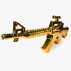 Lock And Load | Gold Rifle Bourbon Whiskey- Gift Set - 1.75LT