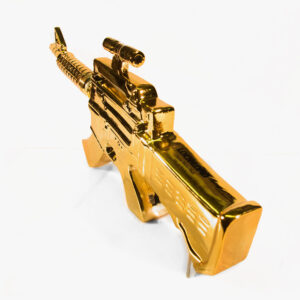 Lock And Load | Gold Rifle Bourbon Whiskey- Gift Set - 1.75LT