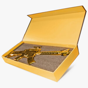 Lock And Load | Gold Rifle Bourbon Whiskey- Gift Set - 1.75LT